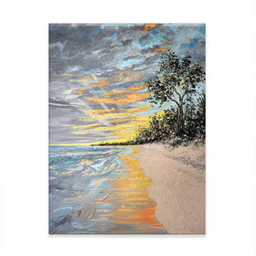 Longpoint Glow Canvas Print Longpoint Glow Canvas Print wall art product Nada Khatib