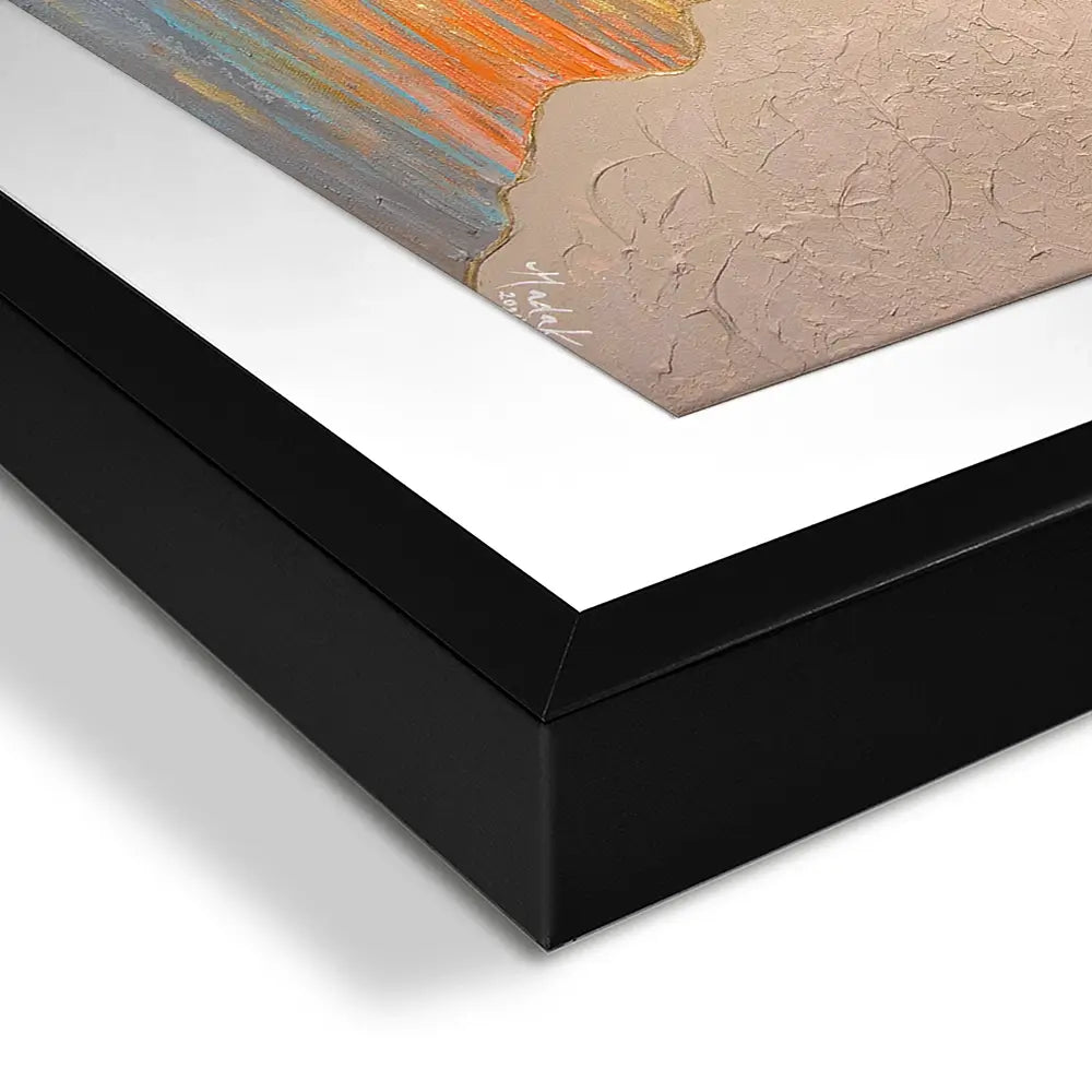 Longpoint Glow Framed Art Print Longpoint Glow Framed Art Print wall art product Nada Khatib