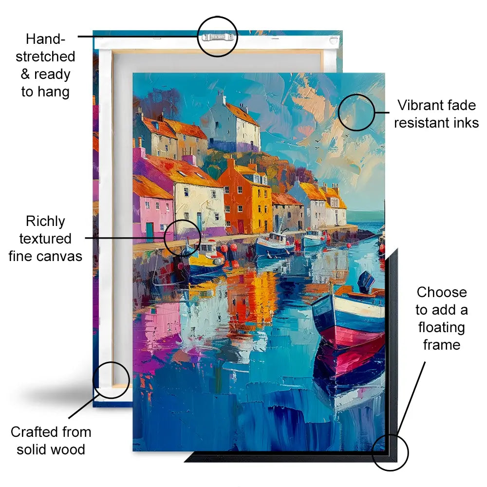 Looe Cornwall Canvas Print Looe Cornwall Canvas Print wall art product David Alexander Elder