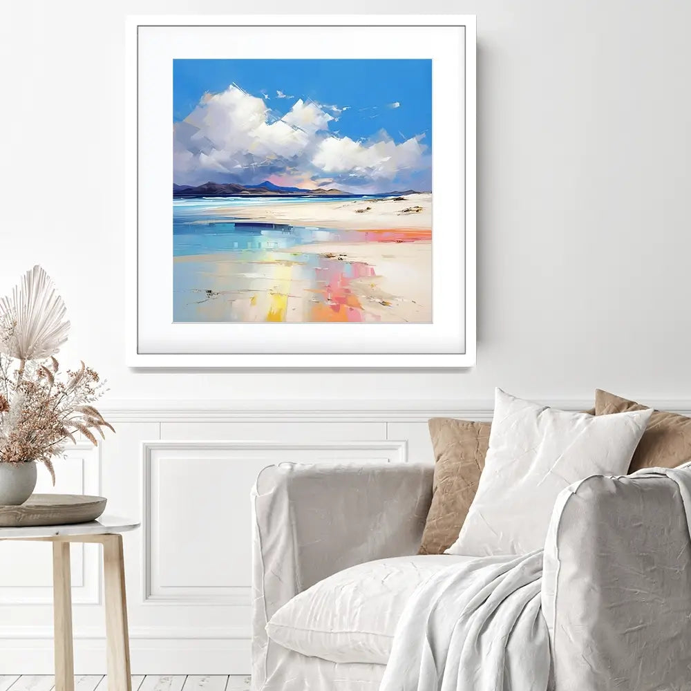 Looking East Square Framed Art Print Looking East Square Framed Art Print wall art product David Alexander Elder