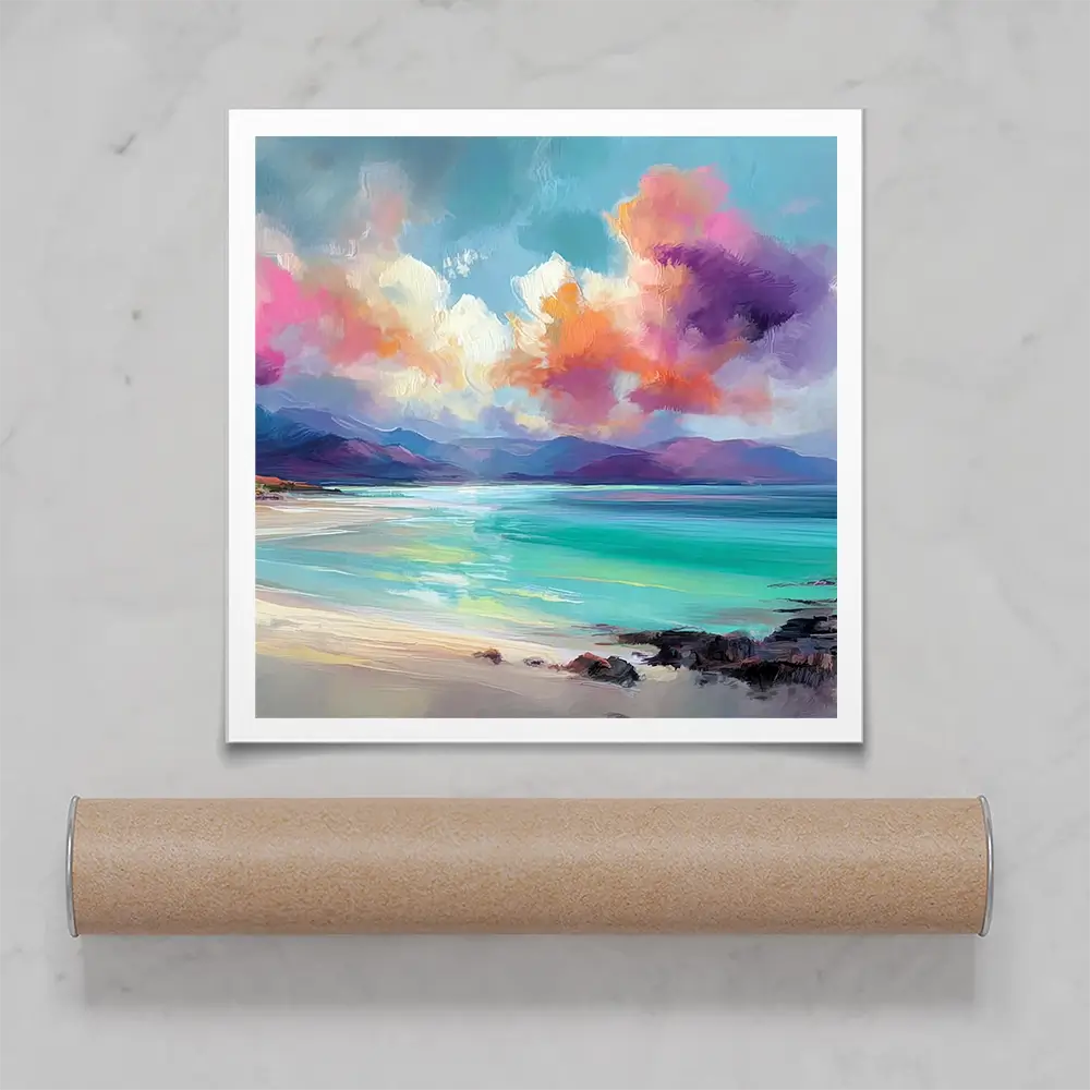 Looking To West Square Art Print Looking To West Square Art Print wall art product Art Print Shop