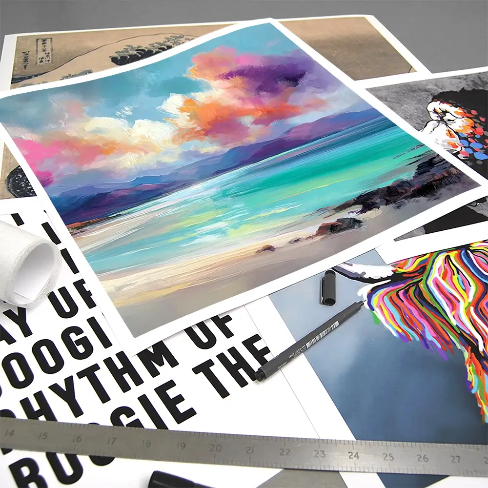 Looking To West Square Art Print Looking To West Square Art Print wall art product Art Print Shop