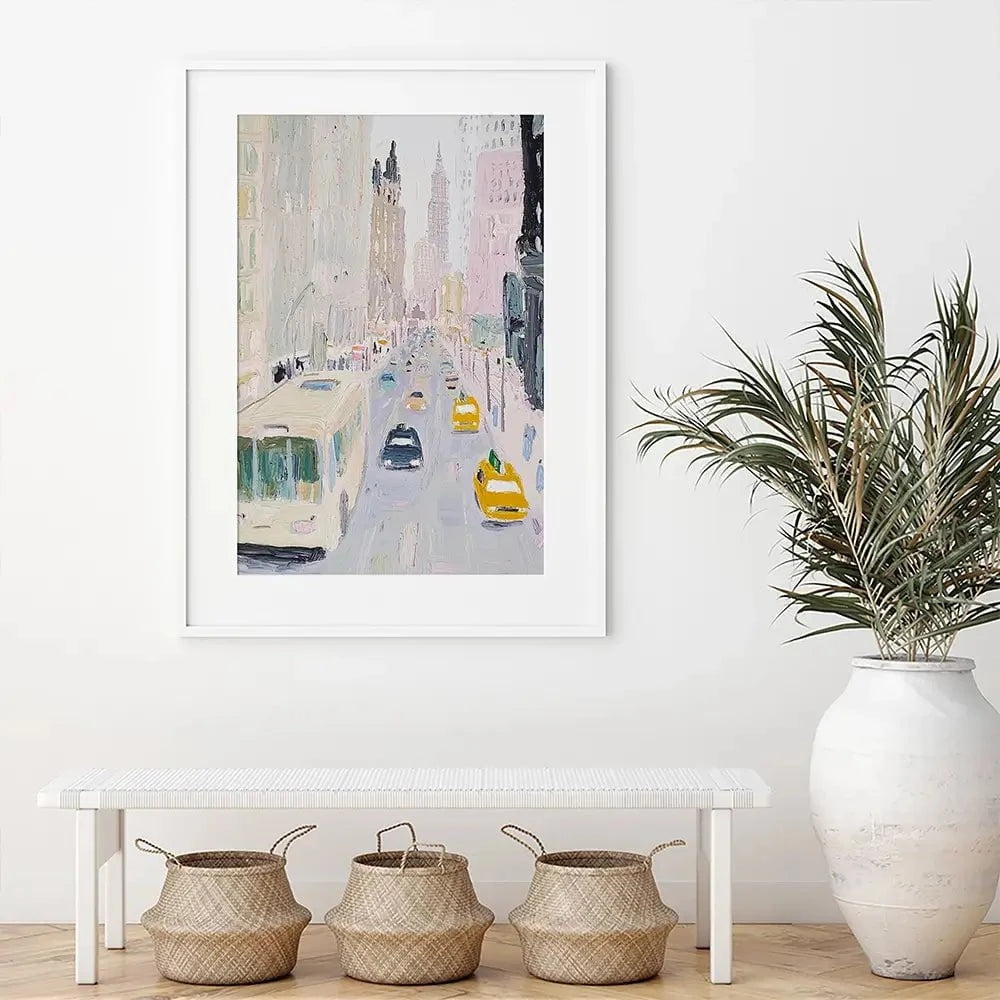 Looking Up Fifth Ave 2 Framed Art Print Looking Up Fifth Ave 2 Framed Art Print wall art product Walker Noble