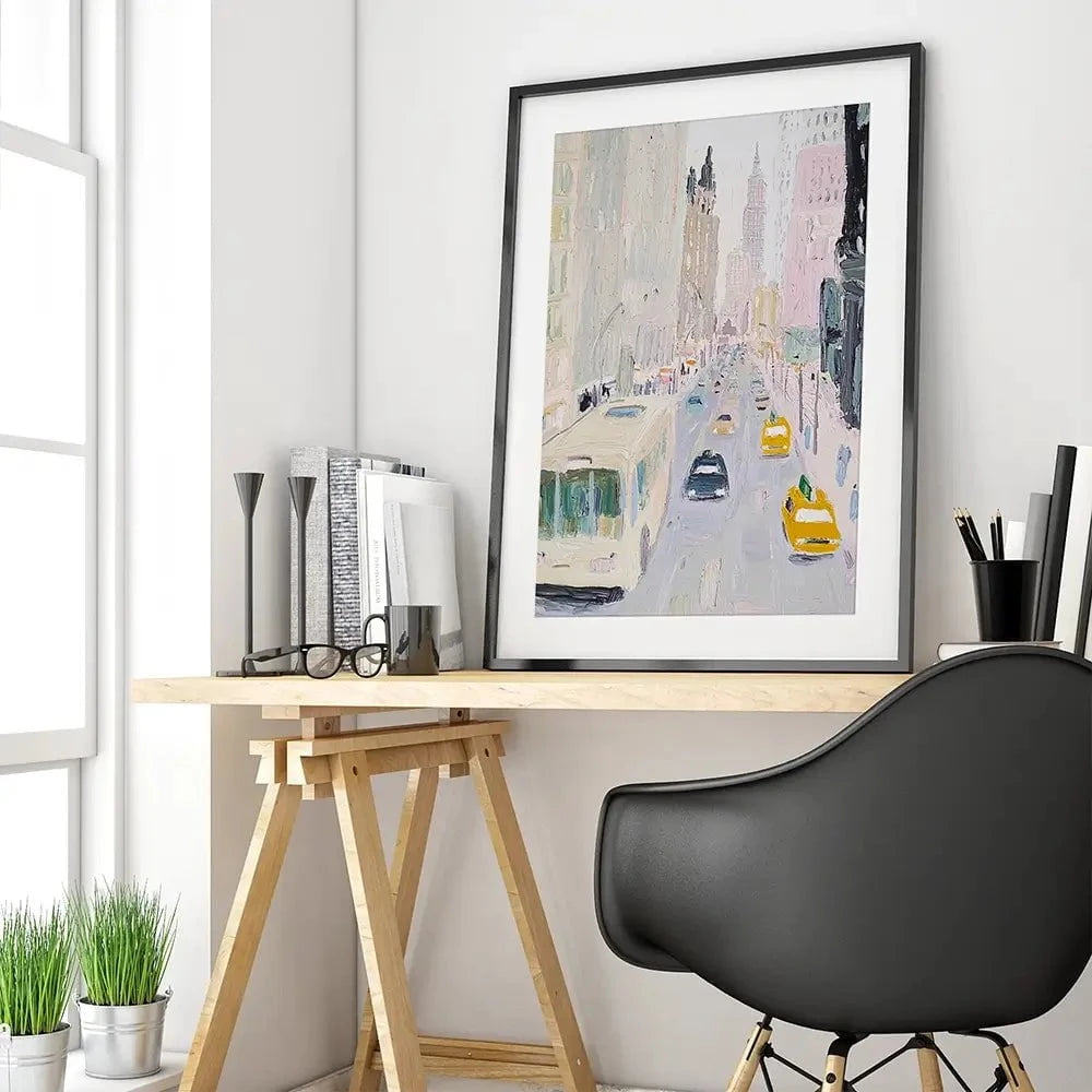 Looking Up Fifth Ave 2 Framed Art Print Looking Up Fifth Ave 2 Framed Art Print wall art product Walker Noble