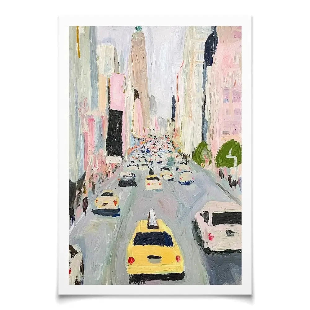 Looking Up Fifth Ave Art Print Looking Up Fifth Ave Art Print wall art product Walker Noble