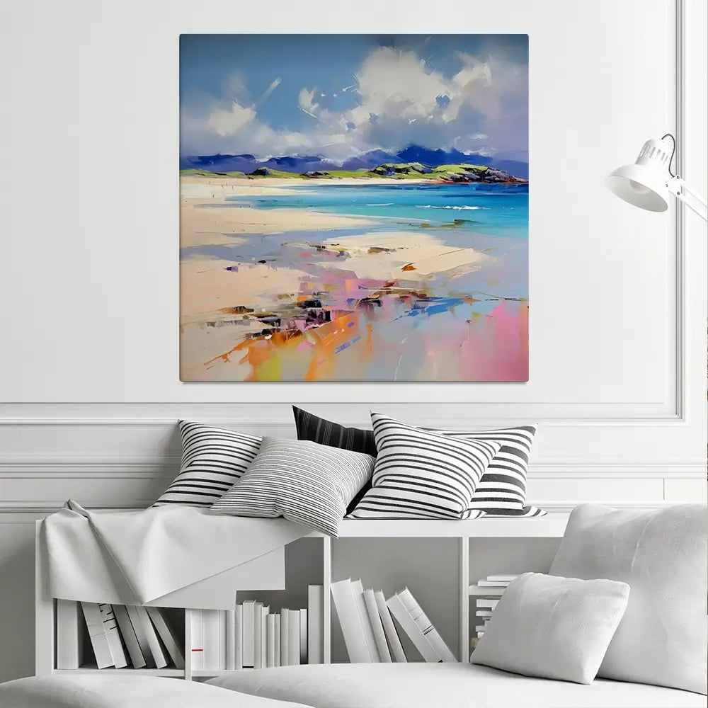Looking West Square Canvas Print Looking West Square Canvas Print wall art product David Alexander Elder