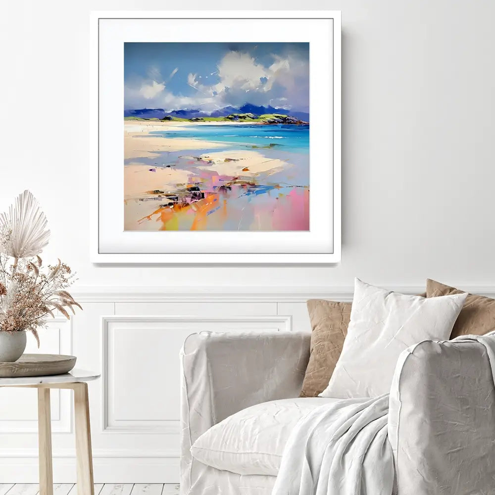Looking West Square Framed Art Print Looking West Square Framed Art Print wall art product David Alexander Elder