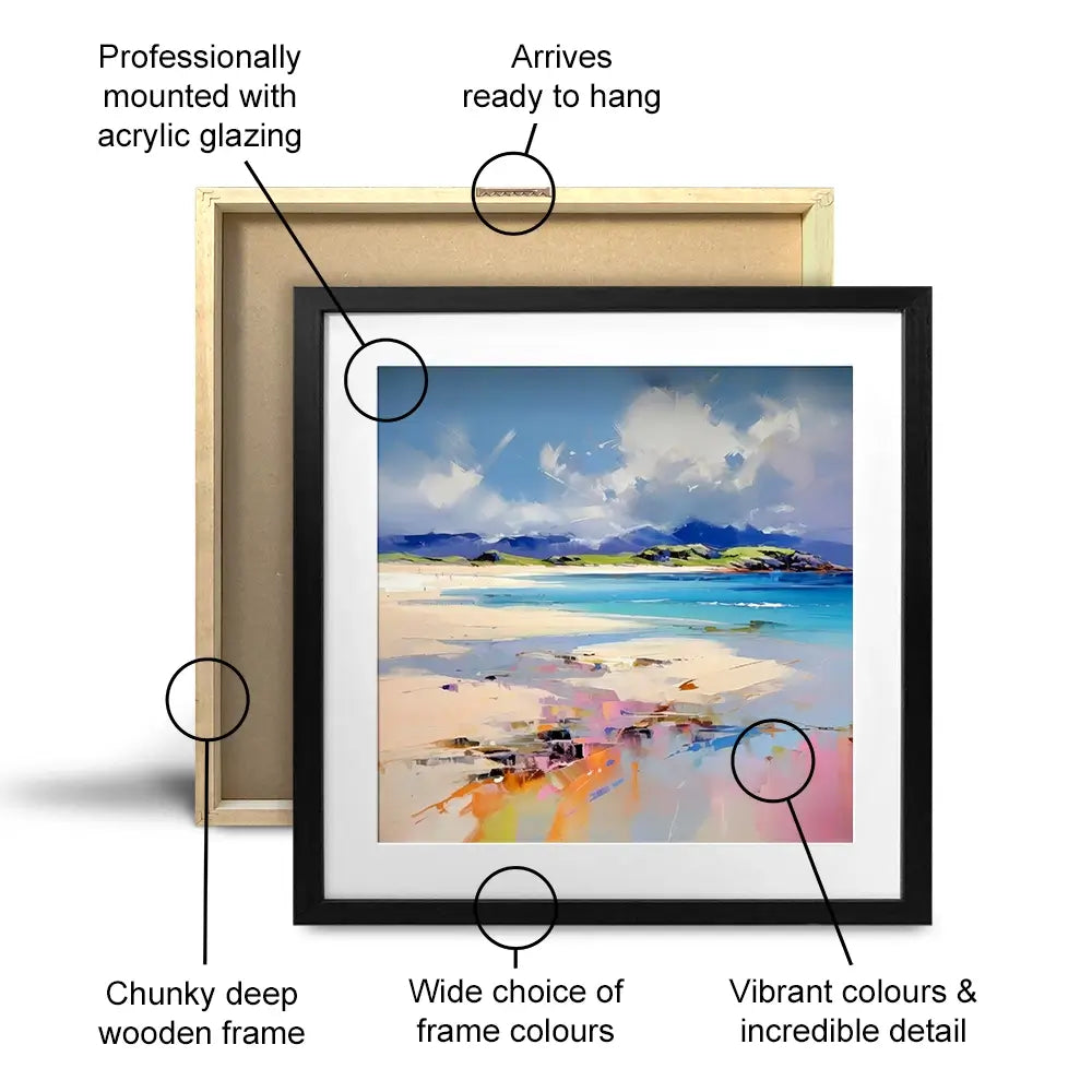 Looking West Square Framed Art Print Looking West Square Framed Art Print wall art product David Alexander Elder