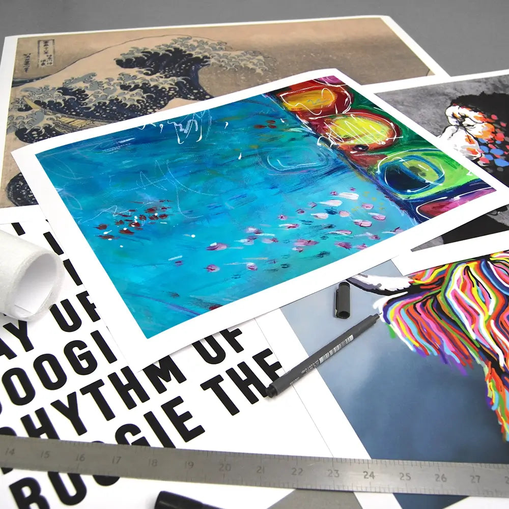 Loop The Loop Art Print Loop The Loop Art Print wall art product Jane Brookshaw