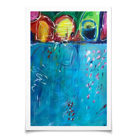 Loop The Loop Art Print Loop The Loop Art Print wall art product Jane Brookshaw