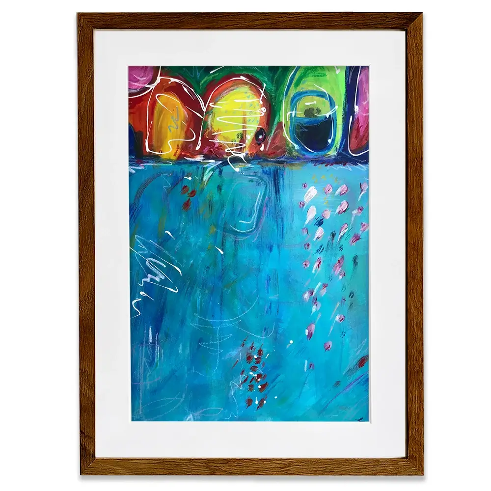 Loop The Loop Framed Art Print Loop The Loop Framed Art Print wall art product Jane Brookshaw