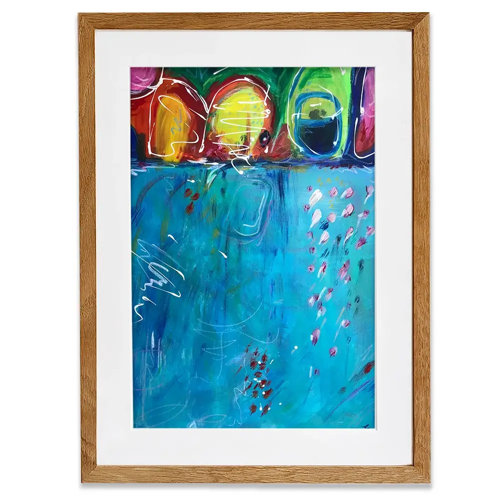 Loop The Loop Framed Art Print Loop The Loop Framed Art Print wall art product Jane Brookshaw