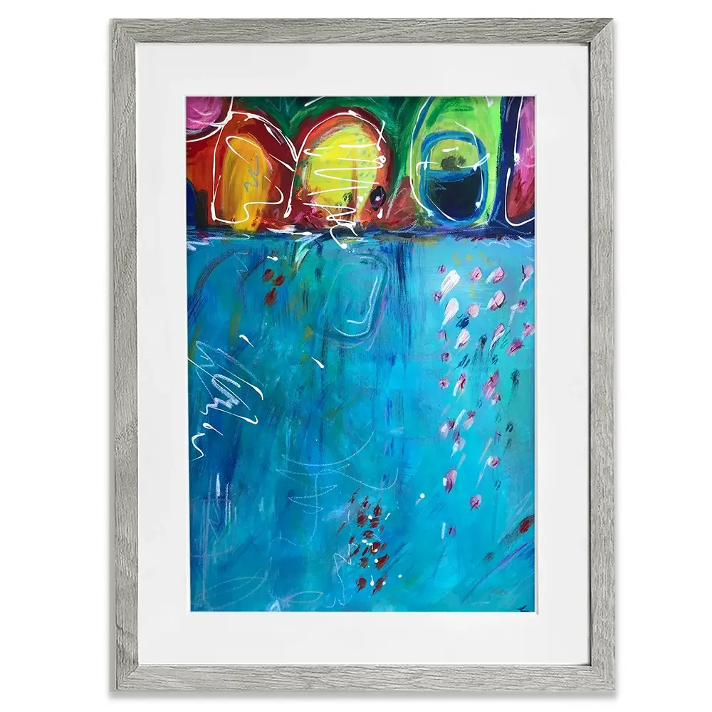 Loop The Loop Framed Art Print Loop The Loop Framed Art Print wall art product Jane Brookshaw