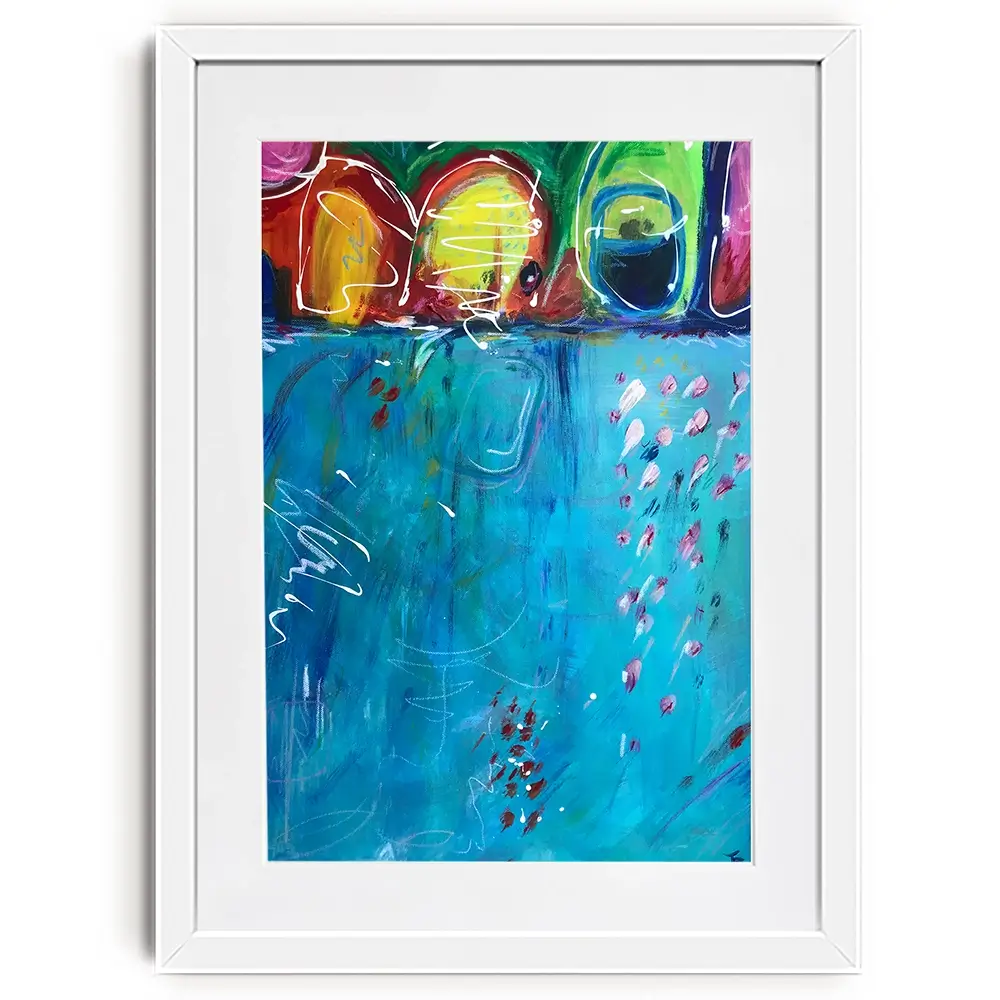 Loop The Loop Framed Art Print Loop The Loop Framed Art Print wall art product Jane Brookshaw
