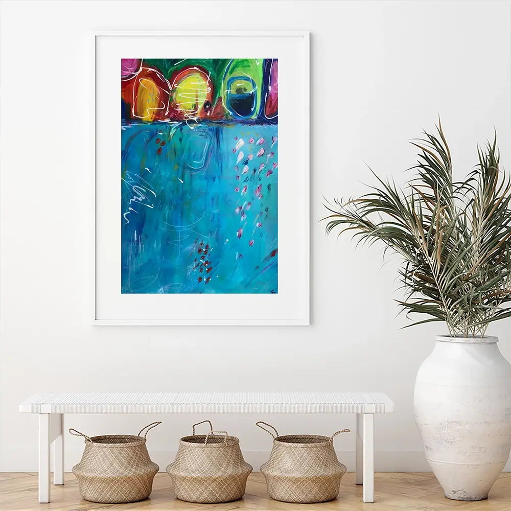 Loop The Loop Framed Art Print Loop The Loop Framed Art Print wall art product Jane Brookshaw
