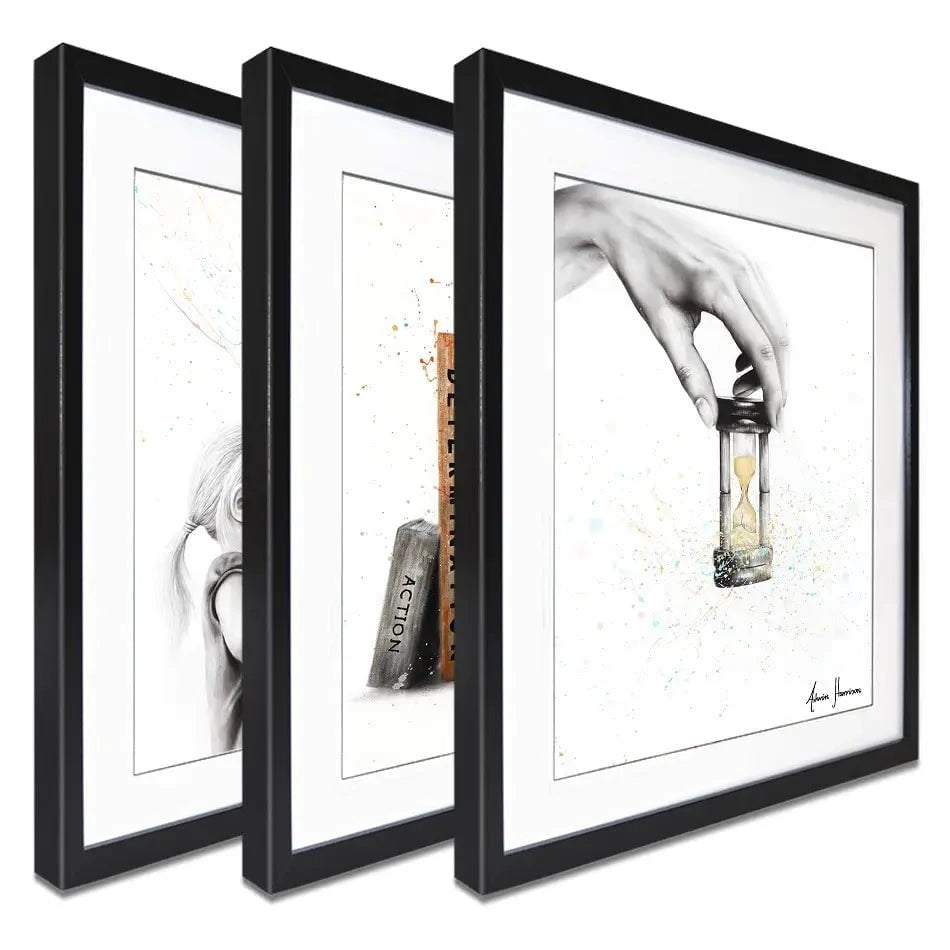 Lose Track Of Time Framed Art Print Trio Lose Track Of Time Framed Art Print Trio wall art product Ashvin Harrison
