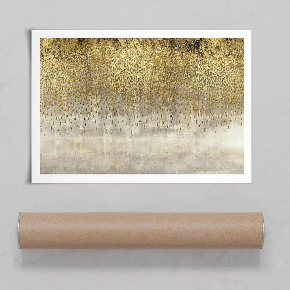 Lots Of Droplets Art Print Lots Of Droplets Art Print wall art product Abstract the studio / Shutterstock