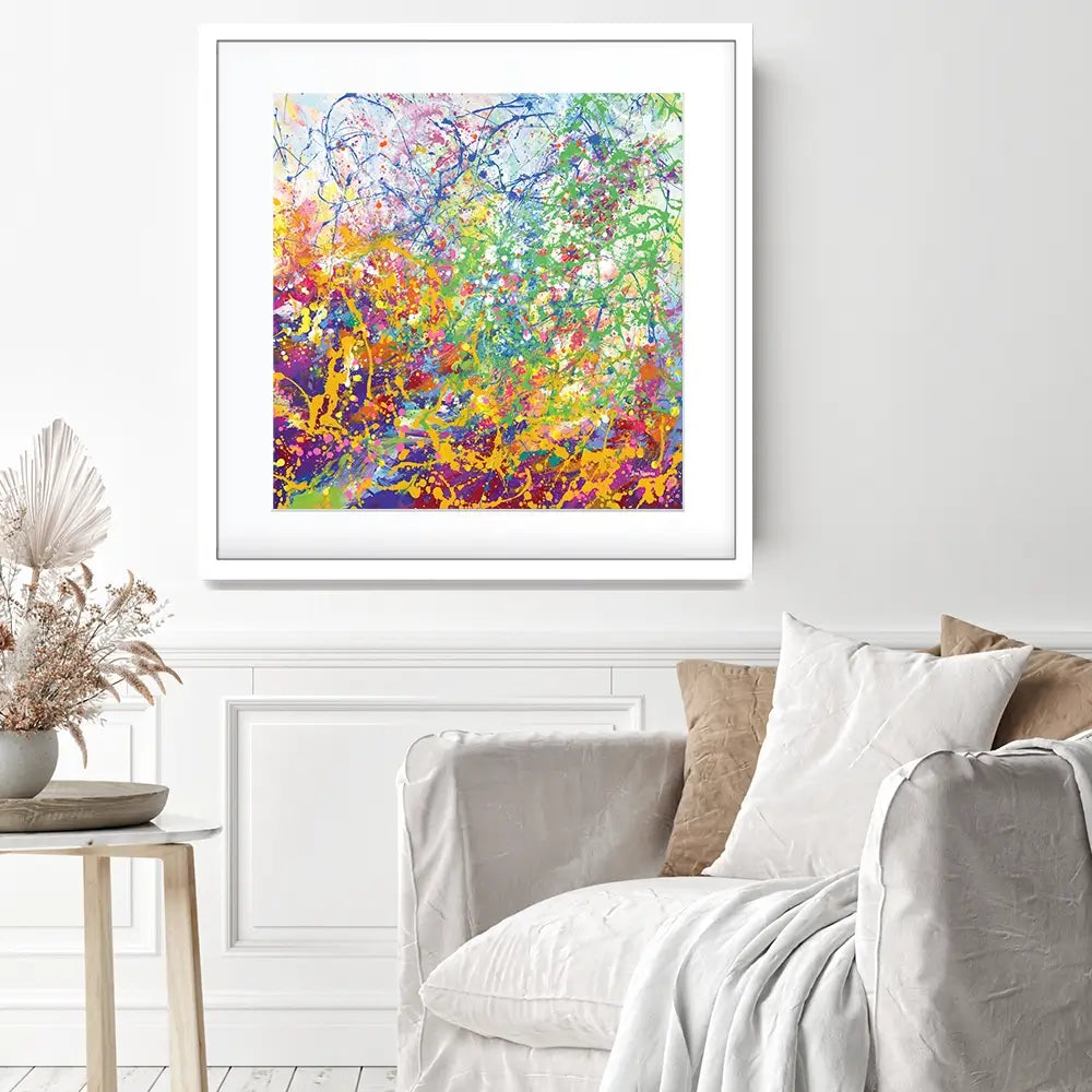 Lottery Winner Square Framed Art Print Lottery Winner Square Framed Art Print wall art product Leon Devenice
