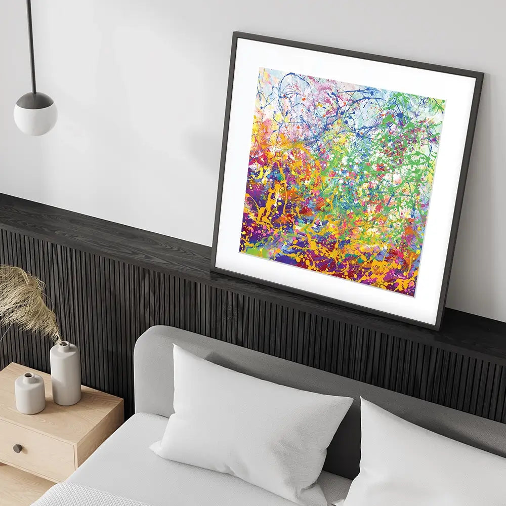 Lottery Winner Square Framed Art Print Lottery Winner Square Framed Art Print wall art product Leon Devenice