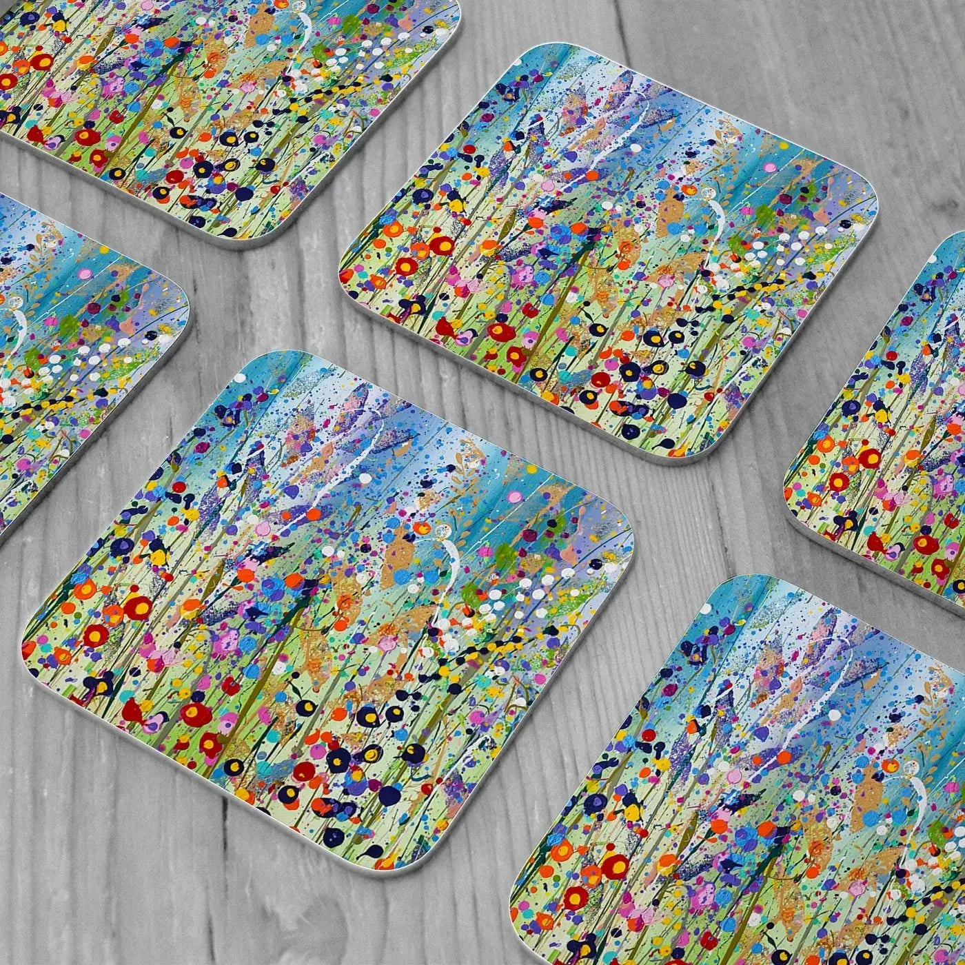 Lou Coaster Set Lou Coaster Set | Lou  Art Coasters wall art product Scarlet Sky Studio