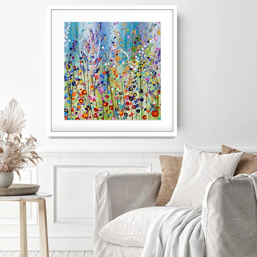 Lou Square Framed Art Print Lou Square Framed Art Print wall art product Scarlet Sky Studio