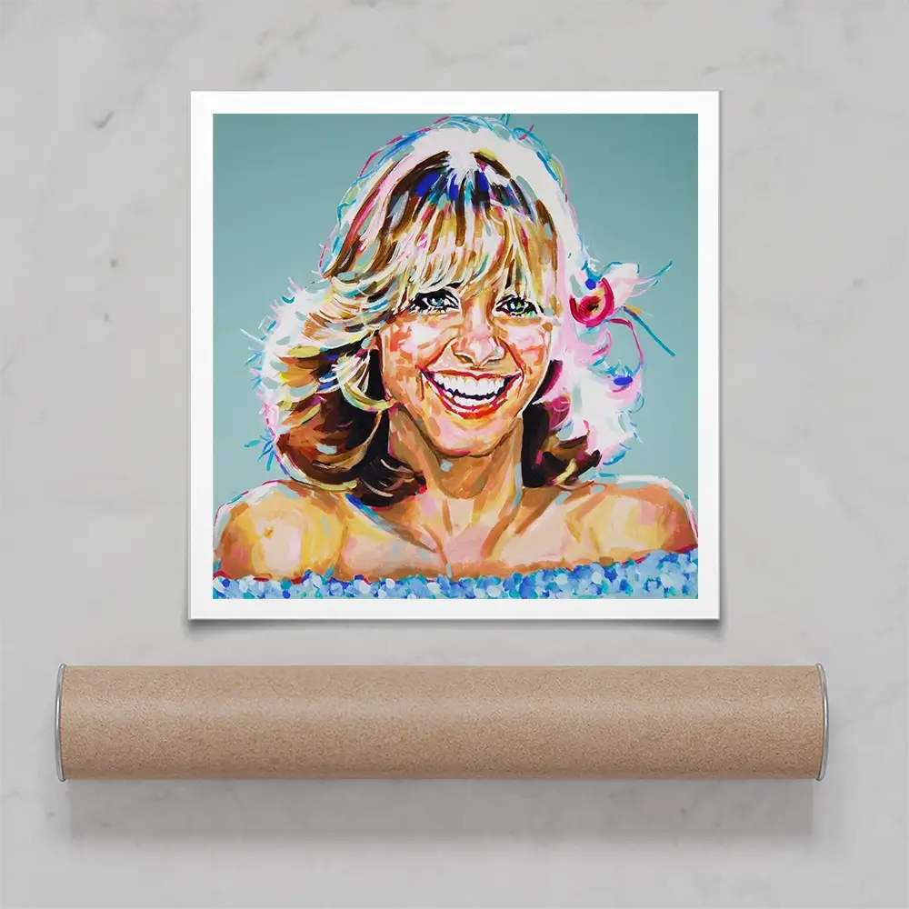 Love And Light Square Art Print Love And Light Square Art Print wall art product Juliet Stockton