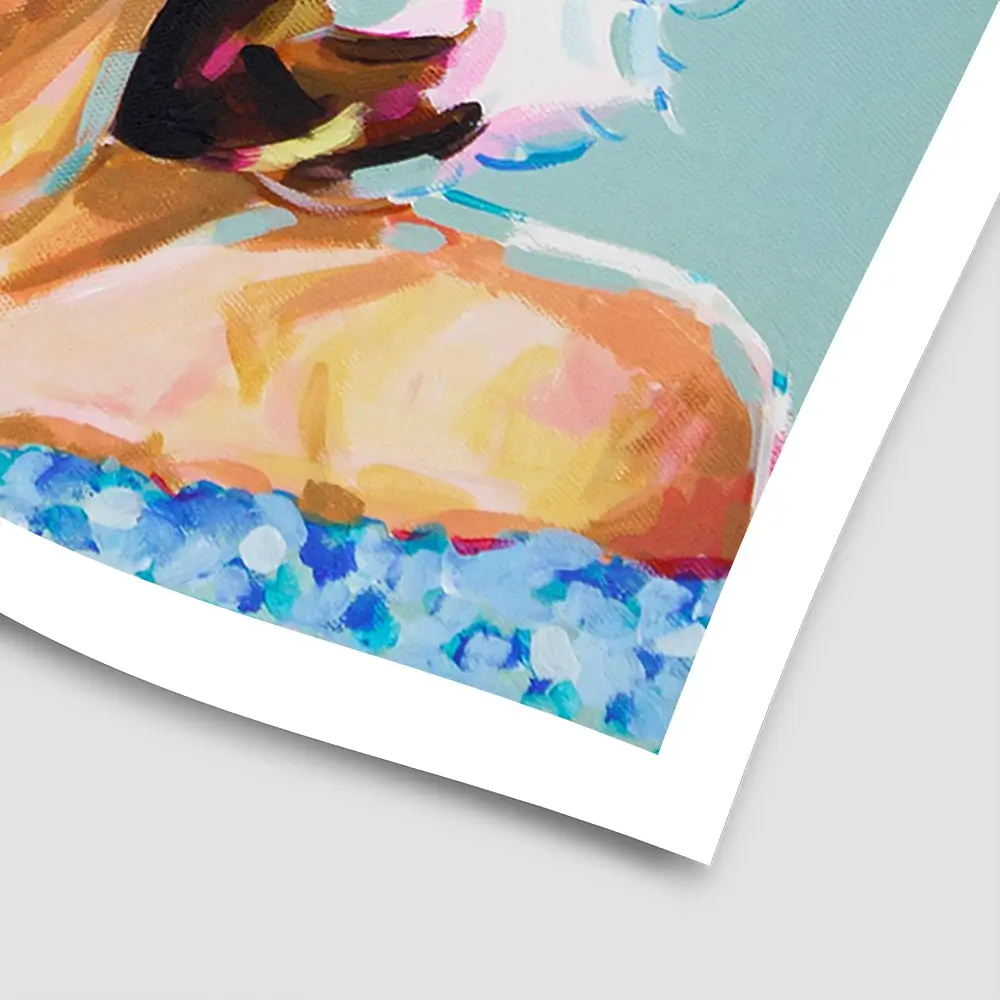 Love And Light Square Art Print Love And Light Square Art Print wall art product Juliet Stockton