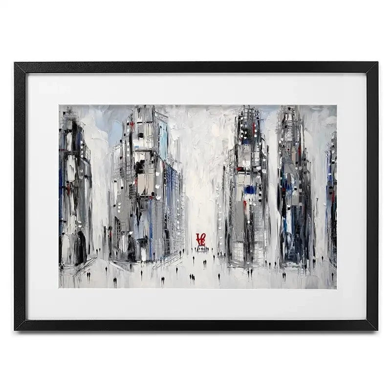 Love Framed Art Print Love Framed Art Print wall art product Ekaterina Ermilkina