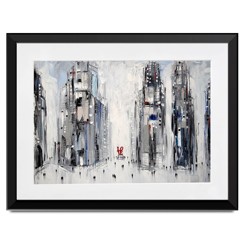 Love Framed Art Print Love Framed Art Print wall art product Ekaterina Ermilkina
