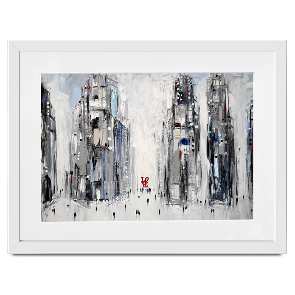 Love Framed Art Print Love Framed Art Print wall art product Ekaterina Ermilkina