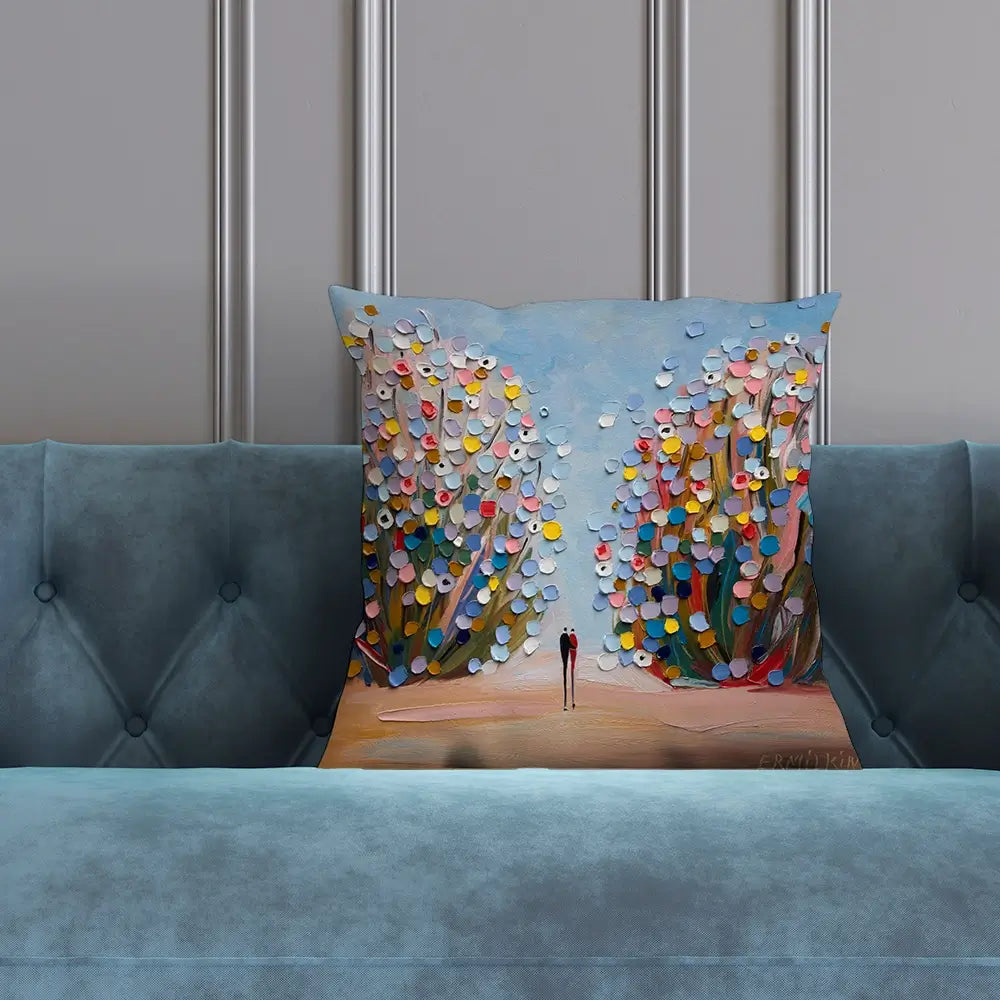 Love Garden Cushion Love Garden Cushion wall art product Ekaterina Ermilkina