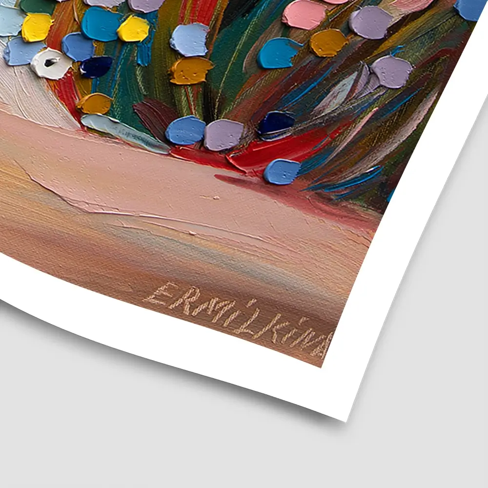 Love Garden Square Art Print Love Garden Square Art Print wall art product Ekaterina Ermilkina