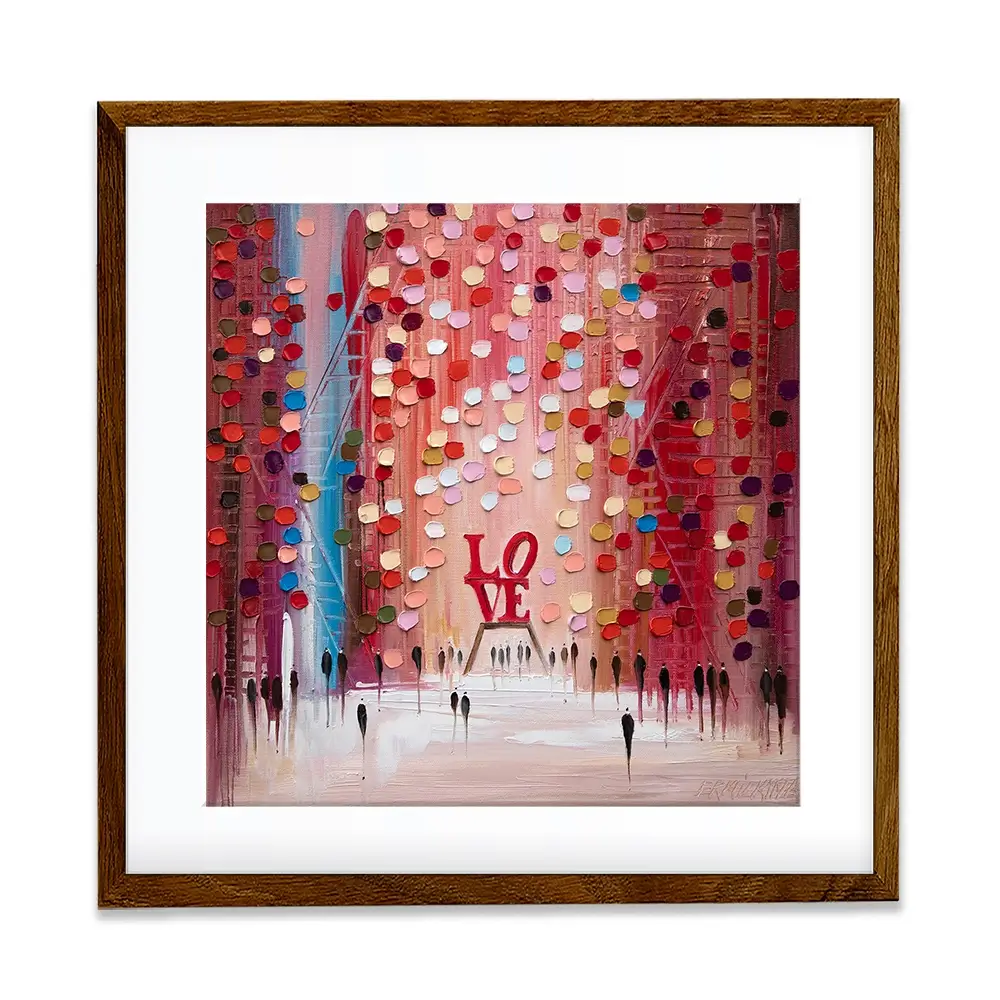 Love Is All We Need Square Framed Art Print Love Is All We Need Square Framed Art Print wall art product Ekaterina Ermilkina