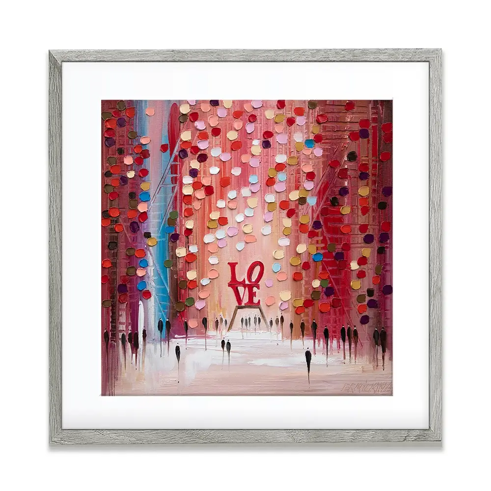 Love Is All We Need Square Framed Art Print Love Is All We Need Square Framed Art Print wall art product Ekaterina Ermilkina