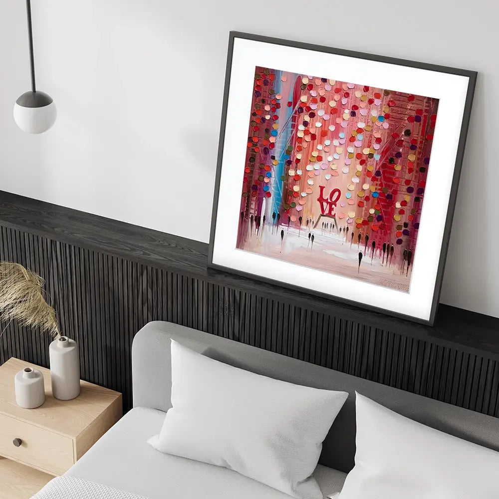 Love Is All We Need Square Framed Art Print Love Is All We Need Square Framed Art Print wall art product Ekaterina Ermilkina