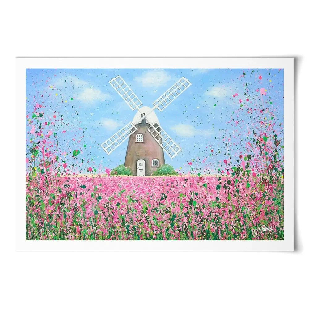 Love Is Like The Wind Art Print Love Is Like The Wind Art Print wall art product Jo Gough
