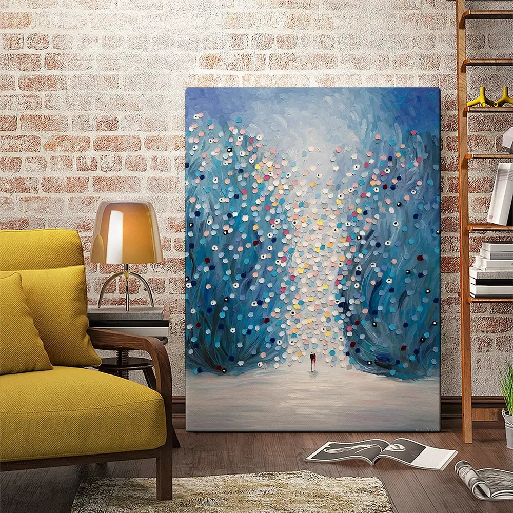 Love Loves Silence Canvas Print Love Loves Silence Canvas Print wall art product Ekaterina Ermilkina