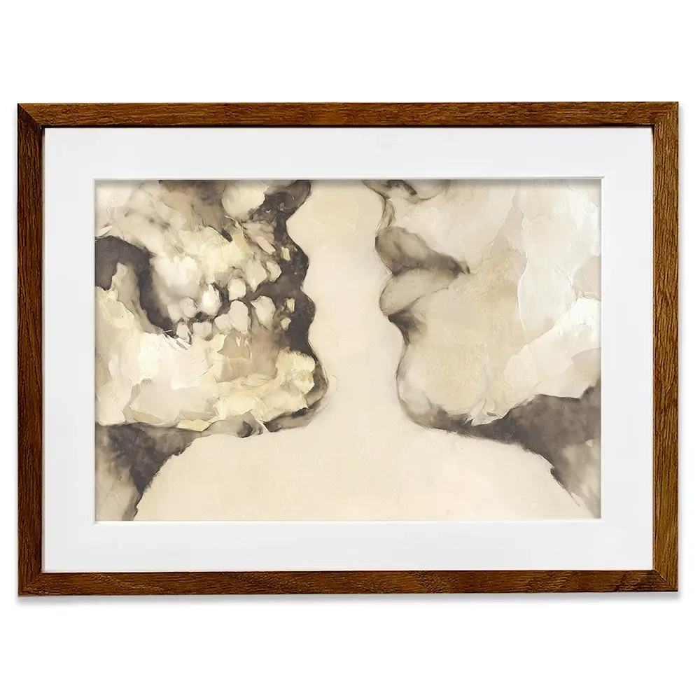Love Me To Death Framed Art Print Love Me To Death Framed Art Print wall art product Chromatic Storm Studio