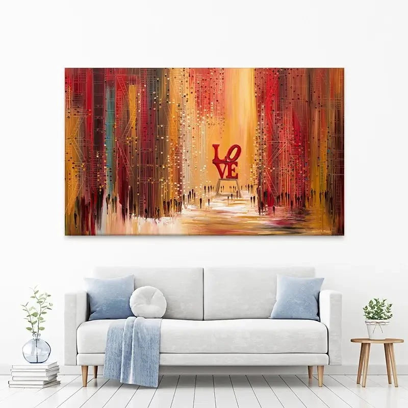 Love New York Canvas Print Love New York Canvas Print wall art product Ekaterina Ermilkina