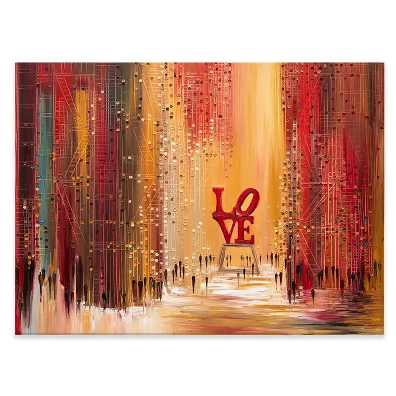 Love New York Canvas Print Love New York Canvas Print wall art product Ekaterina Ermilkina
