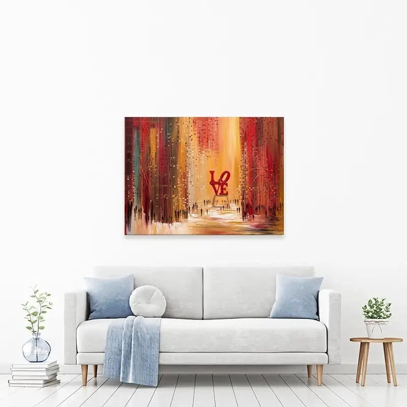 Love New York Canvas Print Love New York Canvas Print wall art product Ekaterina Ermilkina