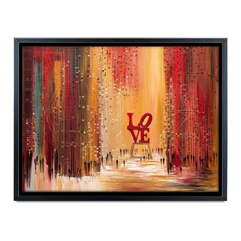 Love New York Canvas Print Love New York Canvas Print wall art product Ekaterina Ermilkina