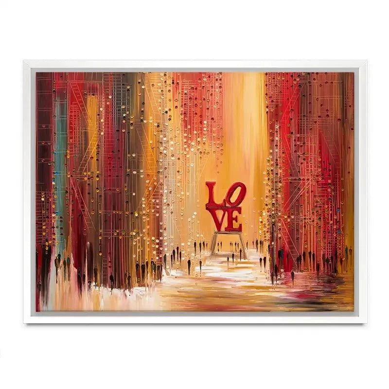 Love New York Canvas Print Love New York Canvas Print wall art product Ekaterina Ermilkina