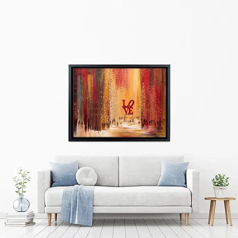 Love New York Canvas Print Love New York Canvas Print wall art product Ekaterina Ermilkina