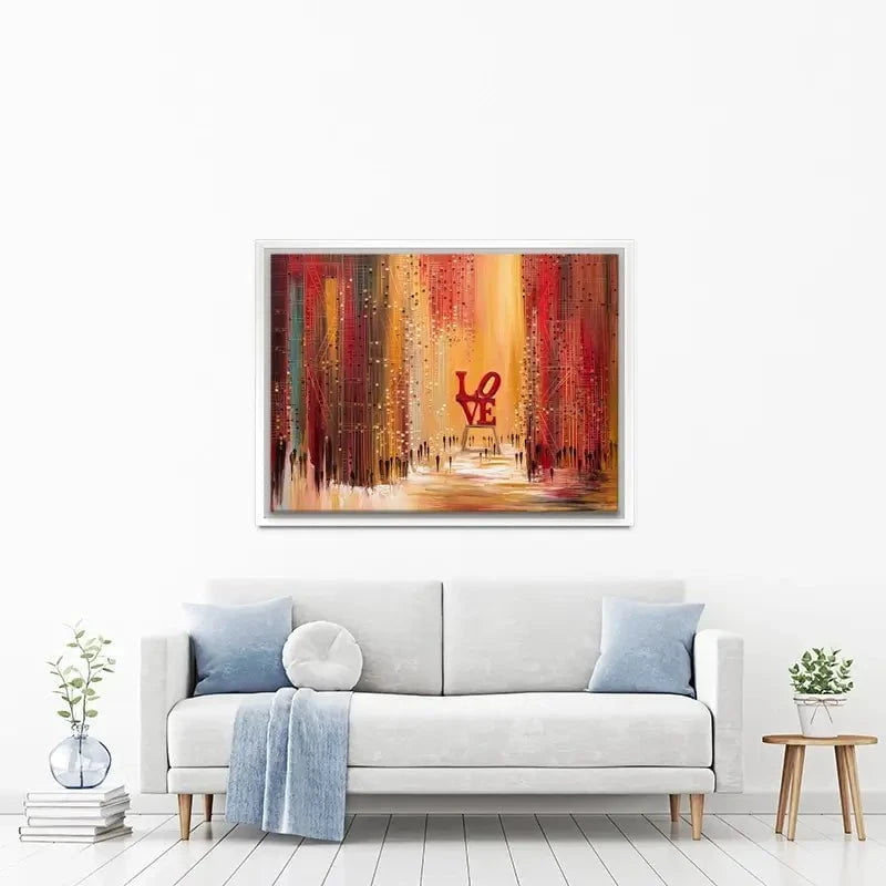 Love New York Canvas Print Love New York Canvas Print wall art product Ekaterina Ermilkina