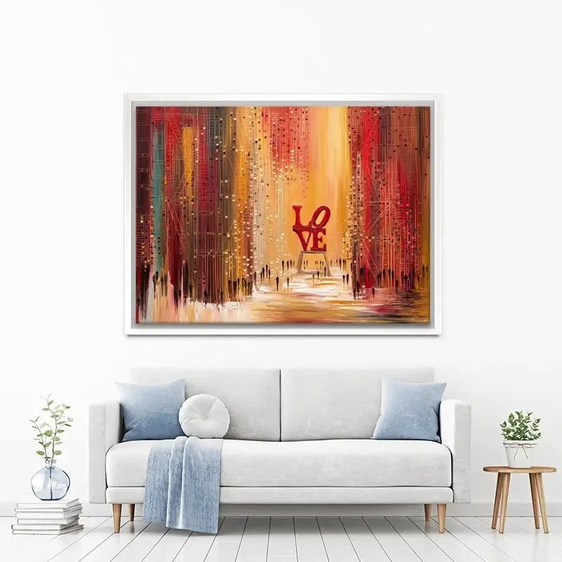 Love New York Canvas Print Love New York Canvas Print wall art product Ekaterina Ermilkina