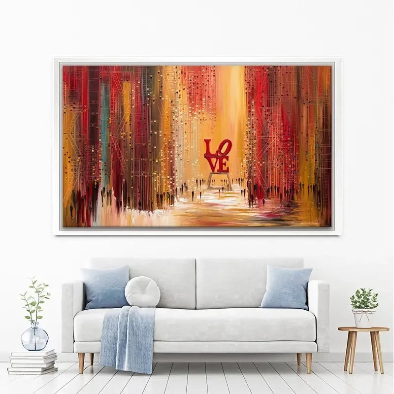 Love New York Canvas Print Love New York Canvas Print wall art product Ekaterina Ermilkina