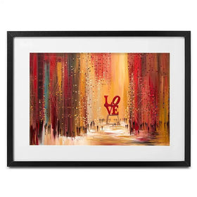 Love New York Framed Art Print Love New York Framed Art Print wall art product Ekaterina Ermilkina