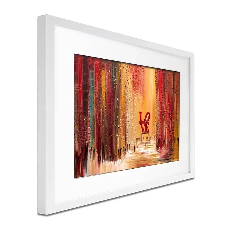 Love New York Framed Art Print Love New York Framed Art Print wall art product Ekaterina Ermilkina