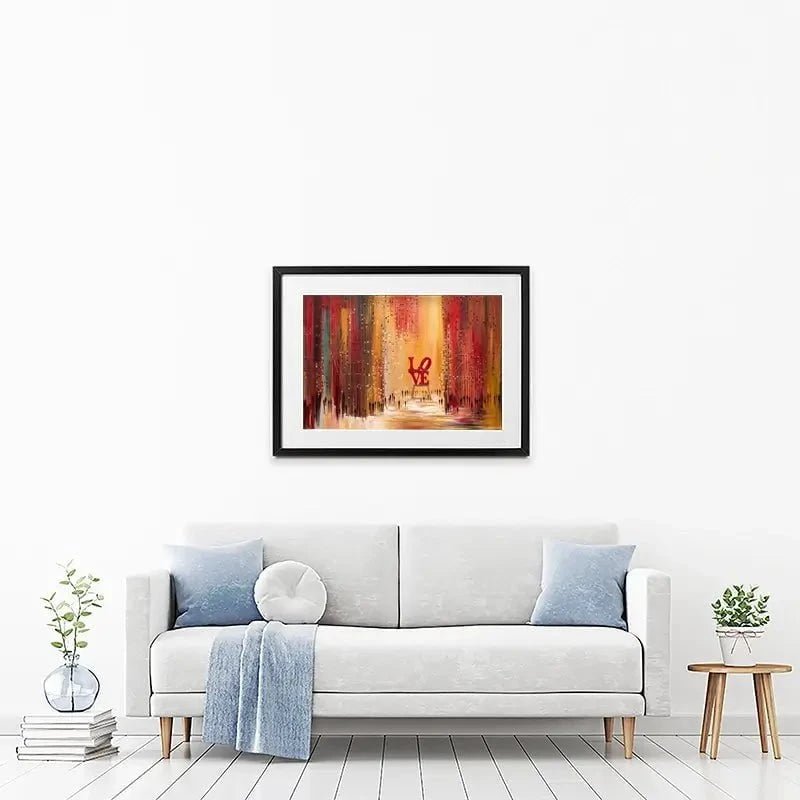 Love New York Framed Art Print Love New York Framed Art Print wall art product Ekaterina Ermilkina